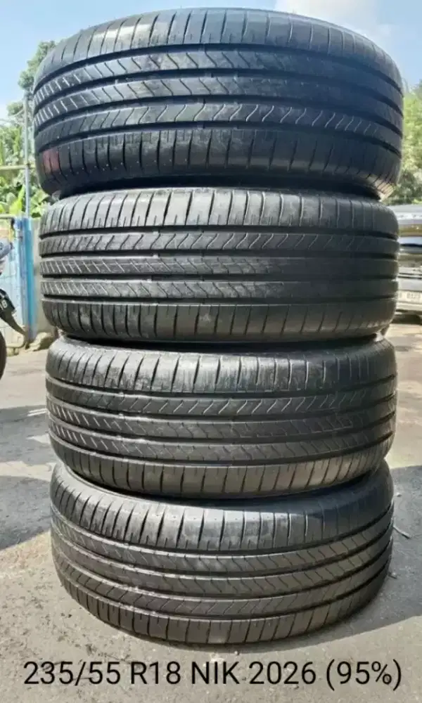 4.pcs BRIDGESTONE TURANZA 6 235 55 R18 NIK 2026