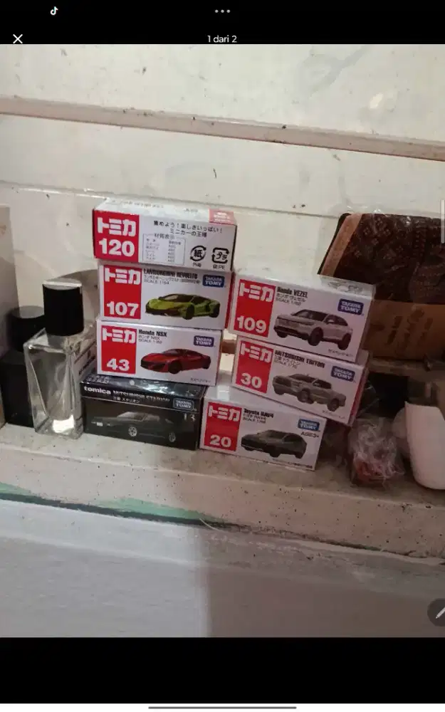 dijual all Tomica regular dan premium free loose MB Acura integra