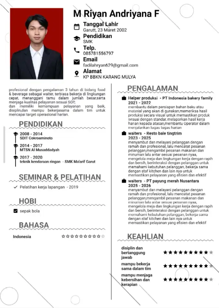 cari pekerjaan.