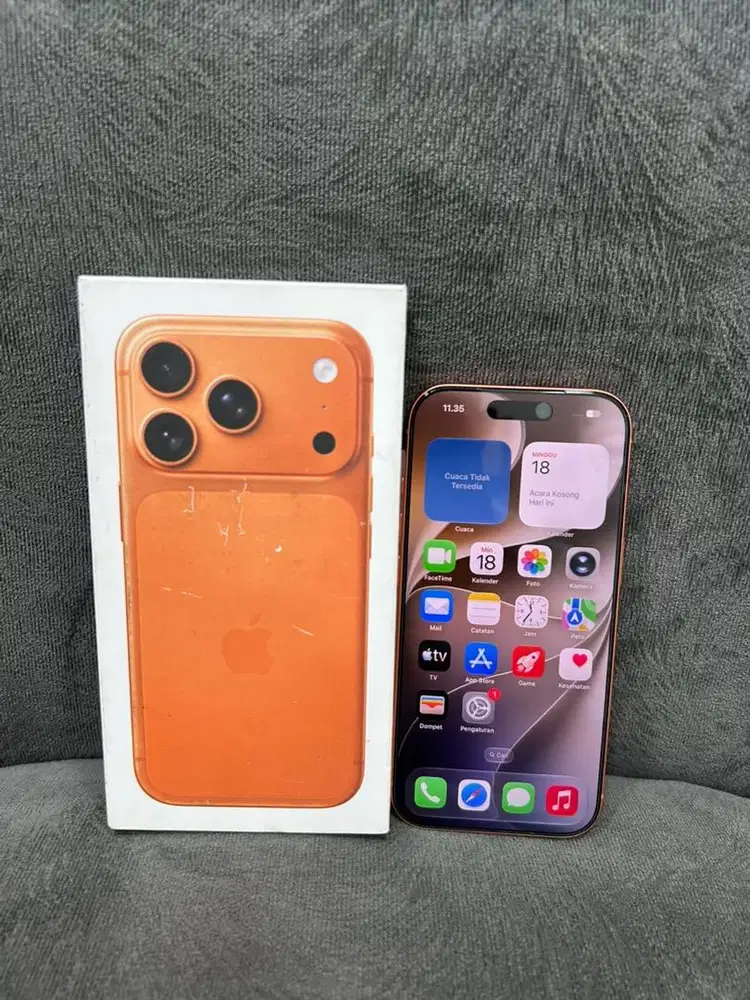 Iphone 17 Pro 512Gb Ibox Cosmic Orange Garansi On Mei 2027 Fullset