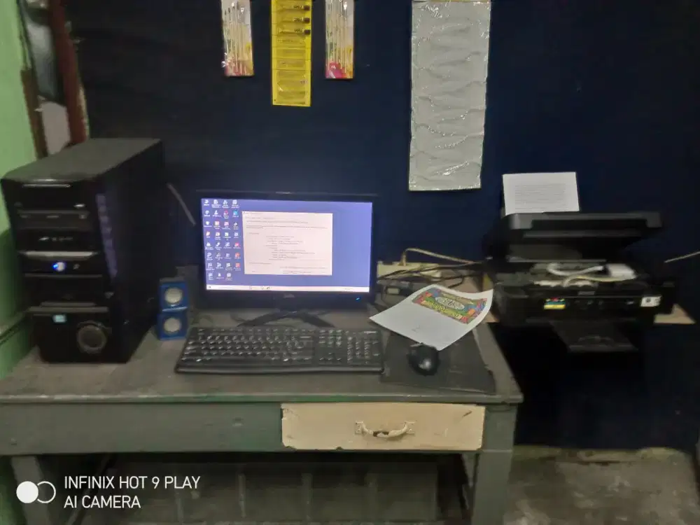 Dijual PC 1 SET BESERTA PRINTER EPSON L360