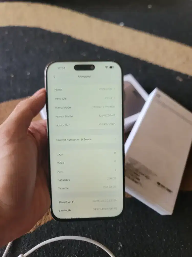 Iphone 16promax 256gb ibox minus
