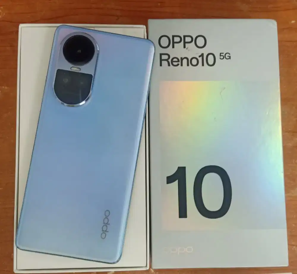 Oppo reno 10 5G 8/256gb lengkap