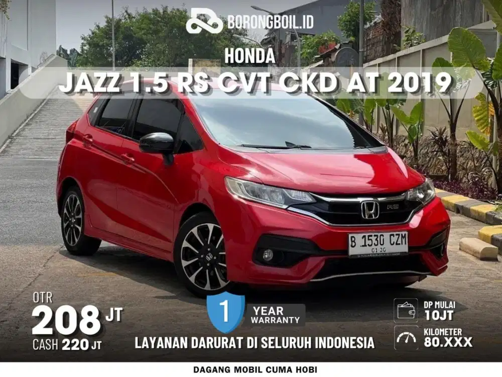 TERAWAT! HONDA JAZZ 1.5 RS CVT CKD AT 2019