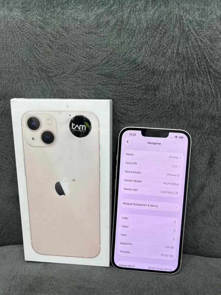 Iphone 13 128Gb Ibox Pink Normal Fullset