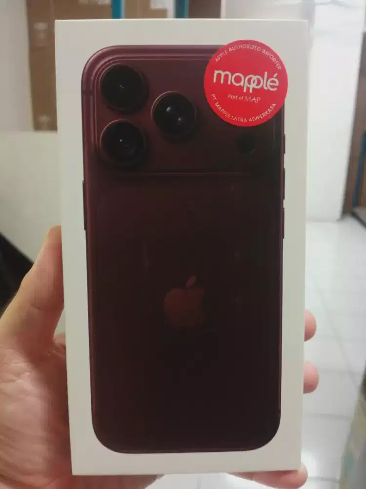 Iphone 18 pro 256gb burgundy garansi resmi digimap