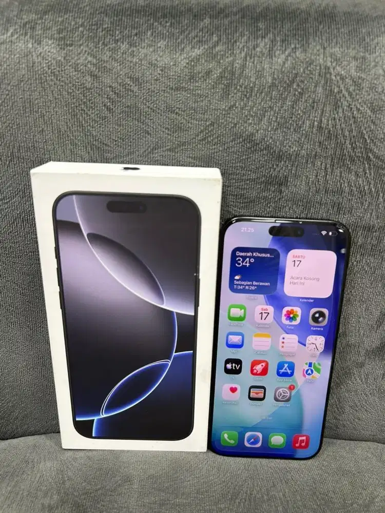 Iphone 16 Promax 256Gb Ibox Black Normal Fullset