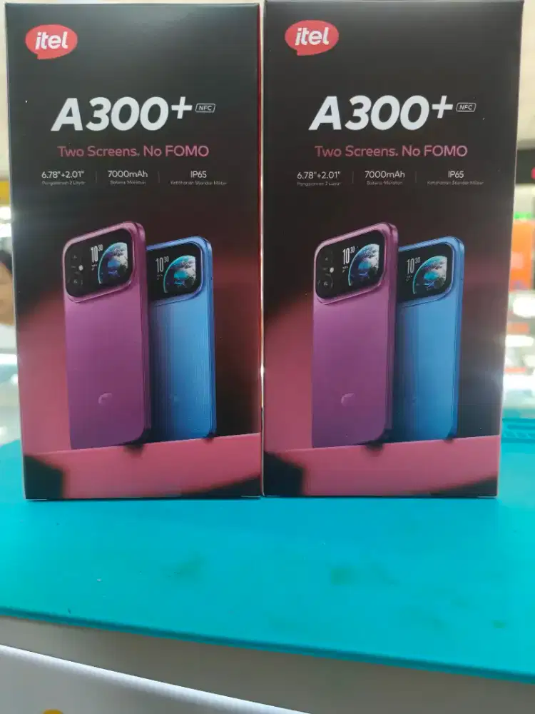Jual Handphone model terbaru itel A300+(18/128gb)asli resmi ready