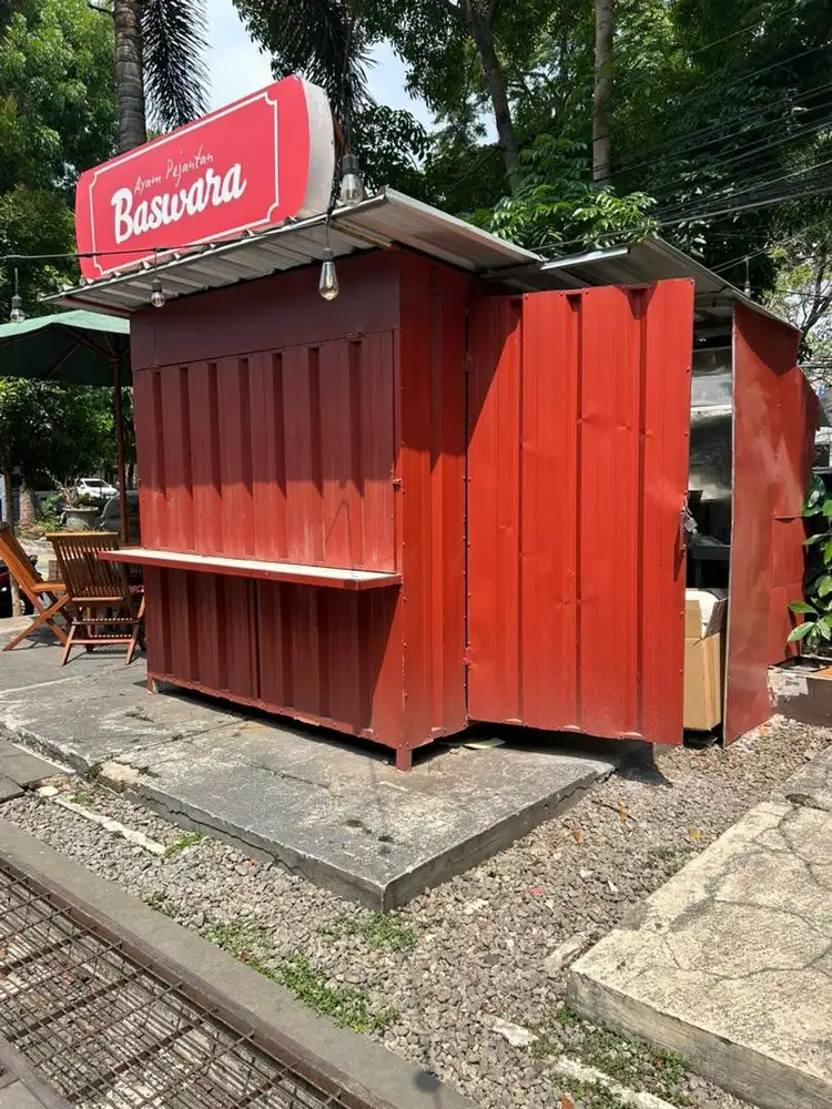 JUAL Container Booth Jualan