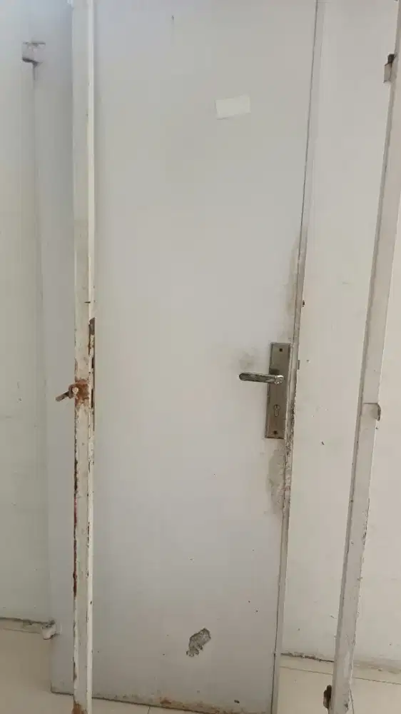 Pintu besi baja + kusen