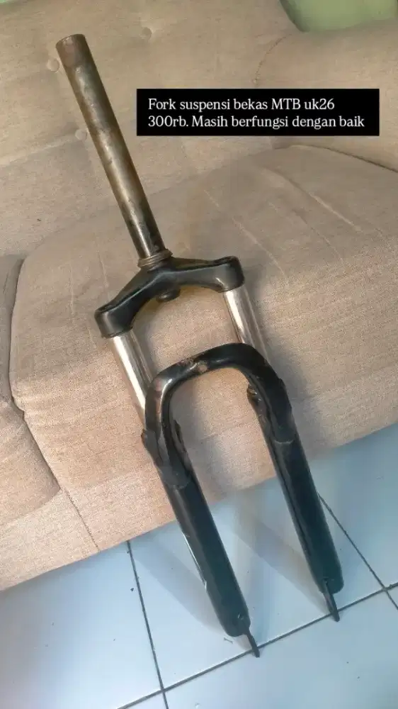 Part sepeda MTB bekas ukuran 26