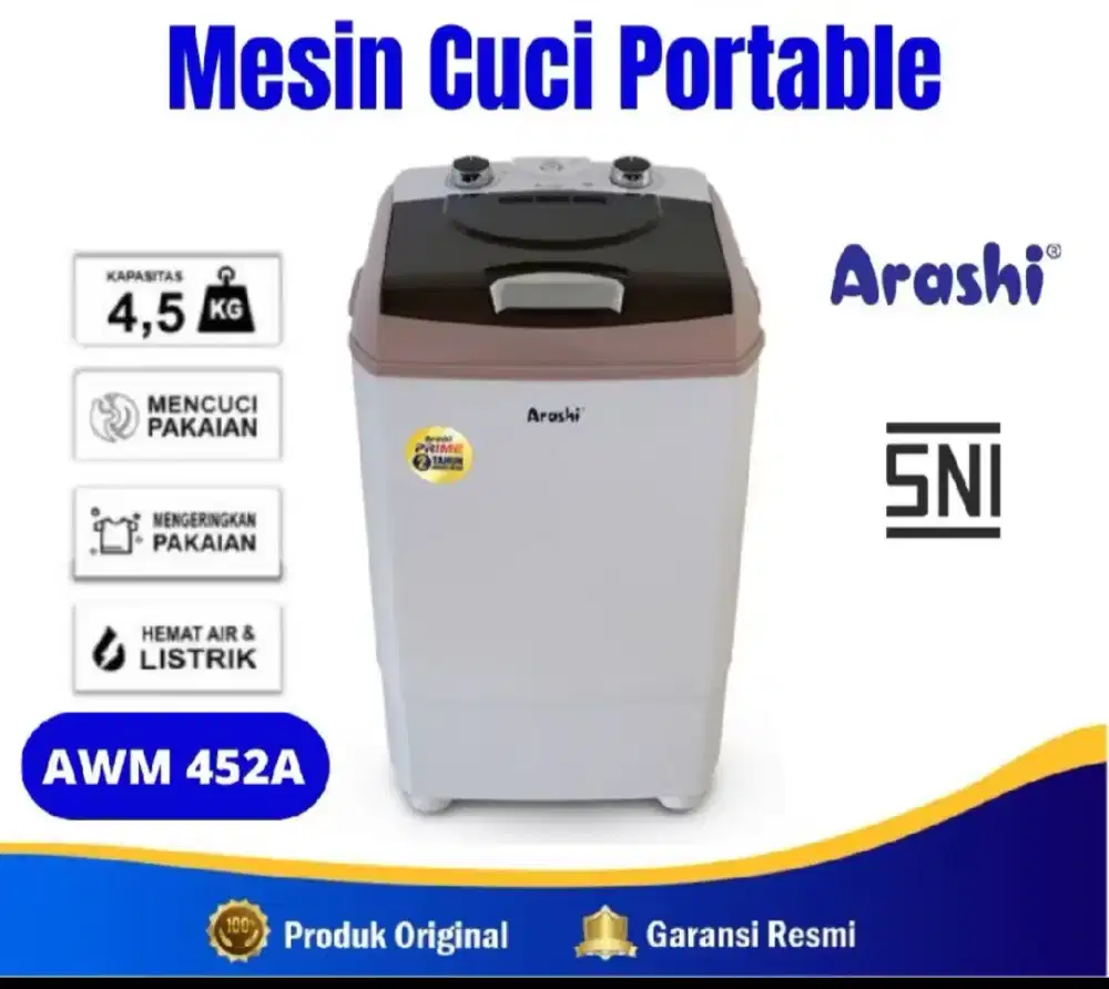 Mesin cuci mini potable , cocok untuk anak kos/ pakaian bayi