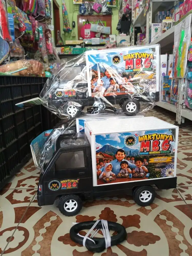 mainan anak truk mbg musik lampu jumbo