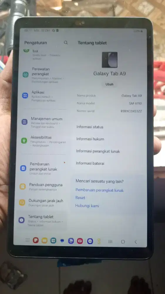 Samsung tab a9 bret
