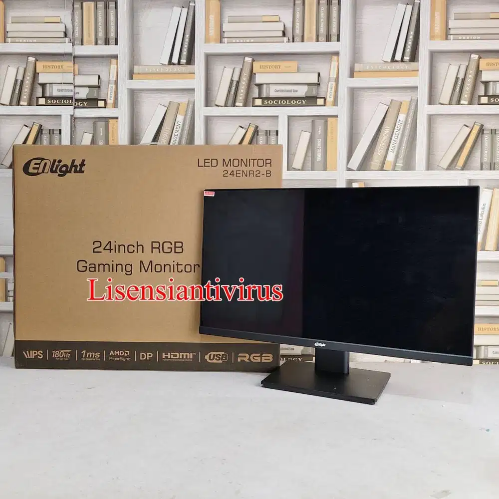 Monitor Komputer ENLIGHT 24ENR2-B 24 FHD IPS RGB Gaming Monitor 180Hz
