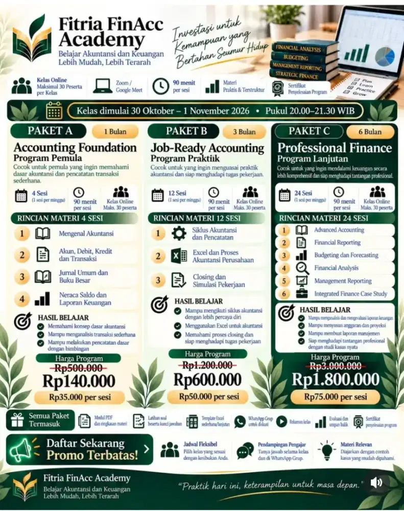 Les Private Akuntansi dan Keuangan