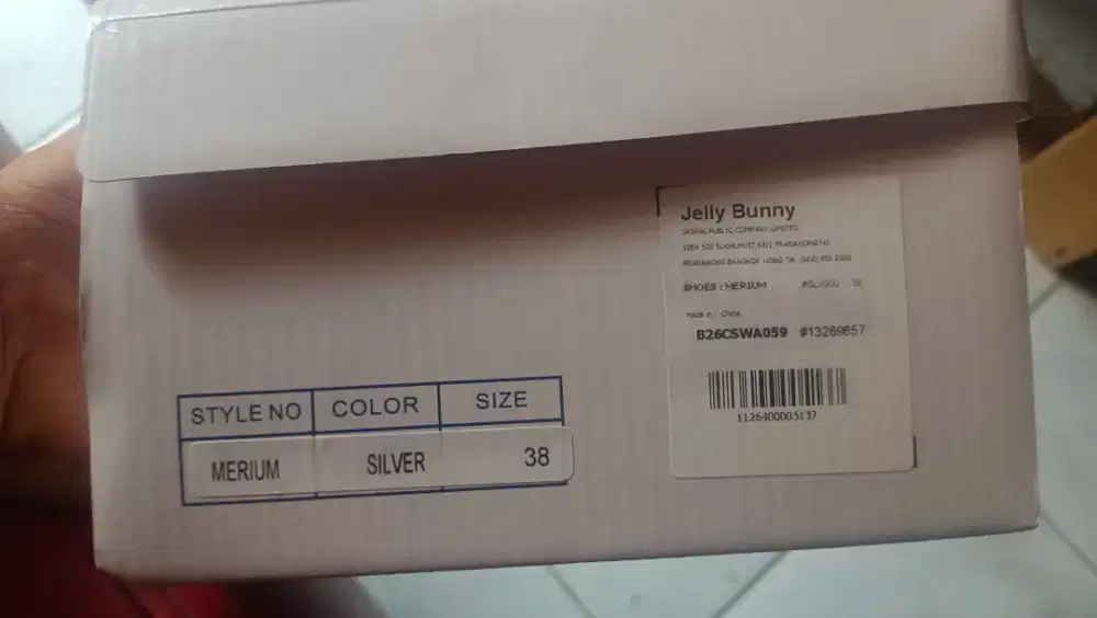 Sepatu model merk Jelly bunny