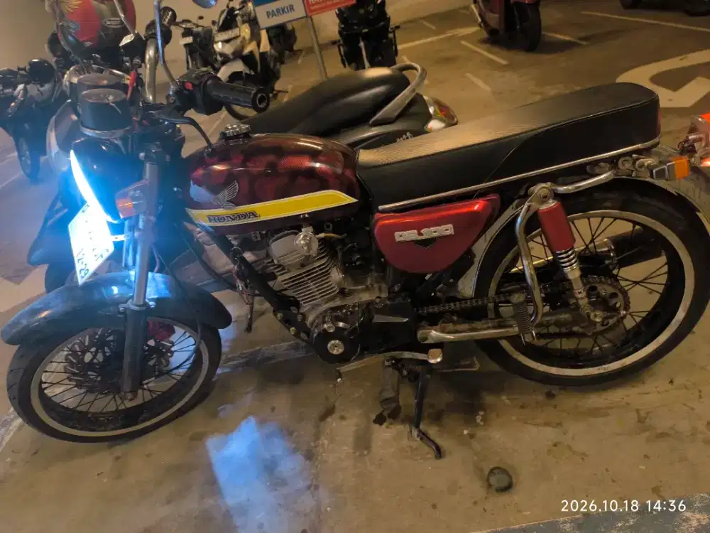 GL 100 up tiger, 215cc. Custom cb 100 gelatik