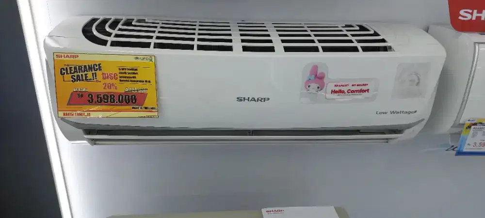 Sharp 3/4 PK Low Watt Kredit DP 0 Langsung ACC