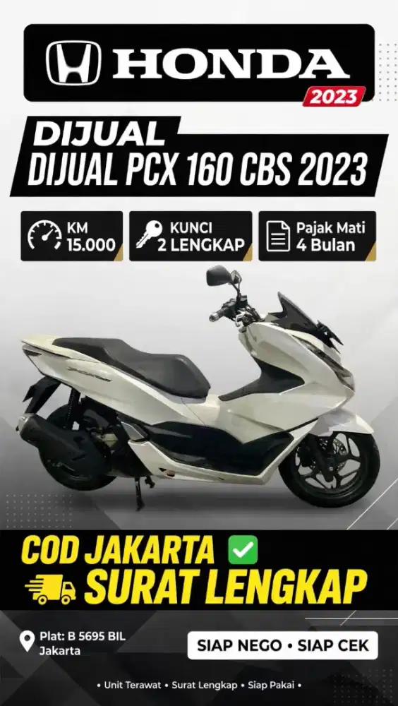 Dijual Cepat murah PCx lokasi deket stasiun Palmerah