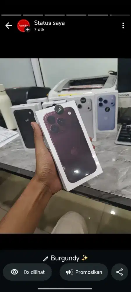 IPHONE 18 PRO 256GB BURGUNDY