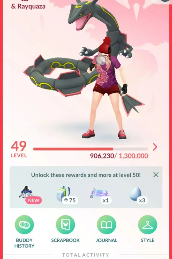 Akun Pokemon Go Lv. 49 Valor