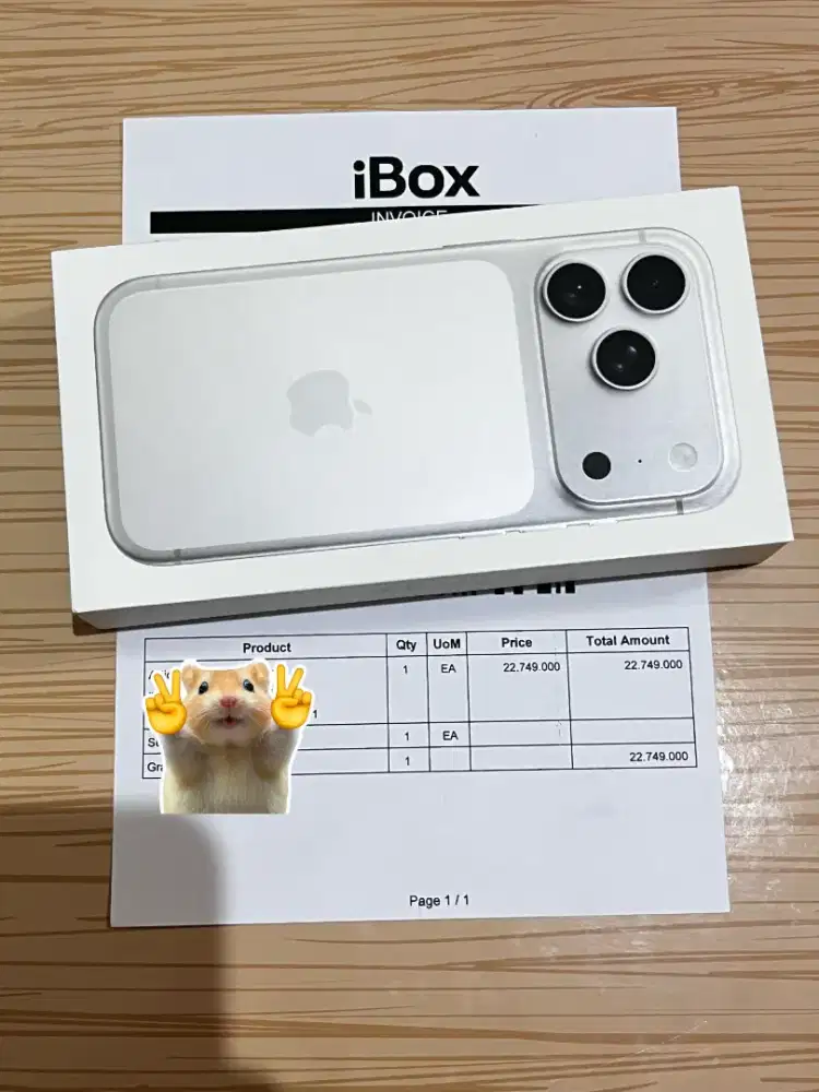 IPHONE 17 PRO 25GGB IBOX SEGEL