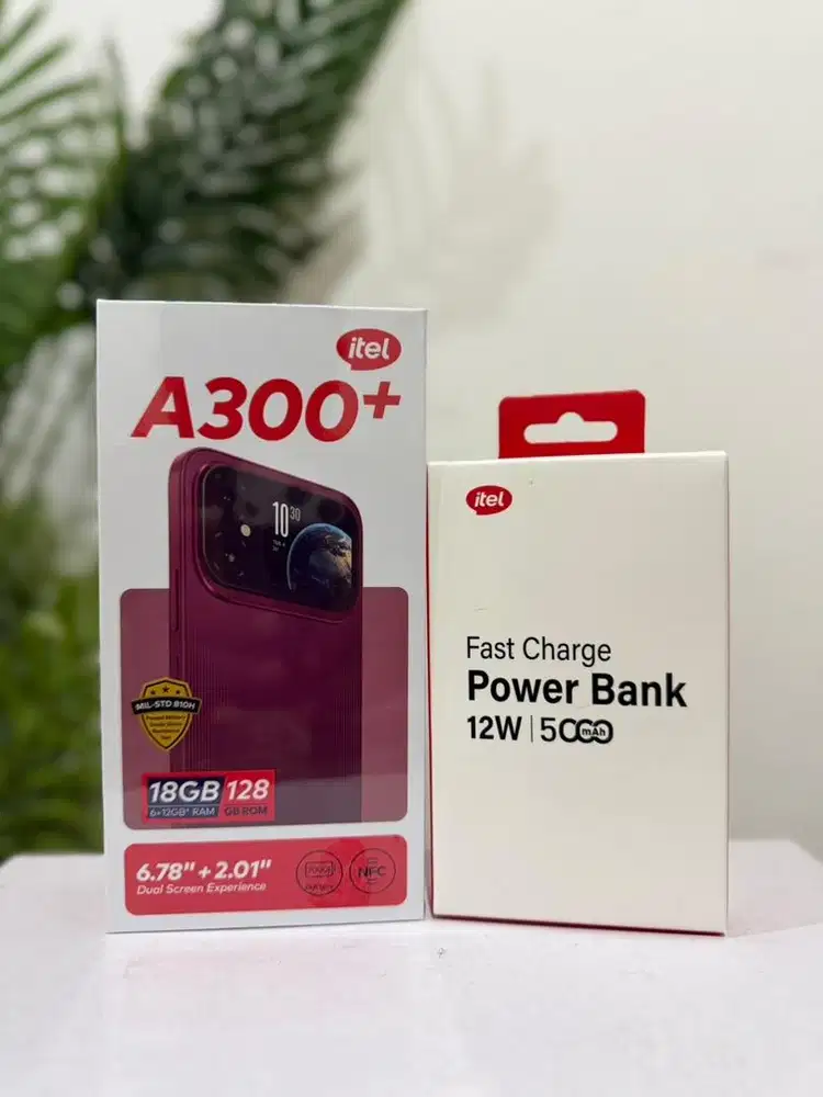 Itel A300 Plus 6/128GB New Free Powerbank