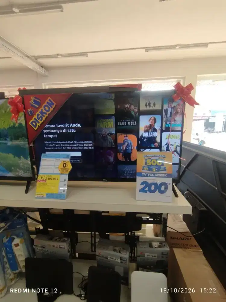 TV TCL, TV samsung, TV Sharp, TV toshiba, TV aqua kredit bisa