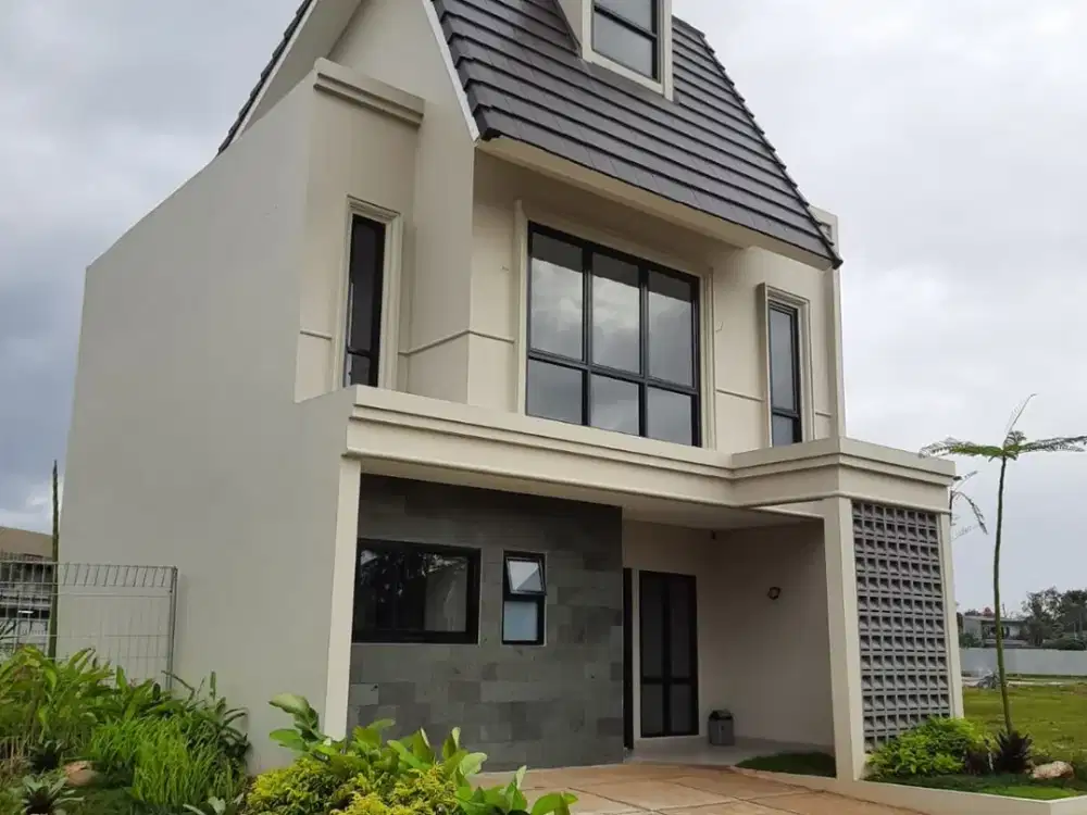 Rumah Siap Hun Satu Lantai di Botanica Cibubur dekat pintu Toll Nagrak Kotawisata