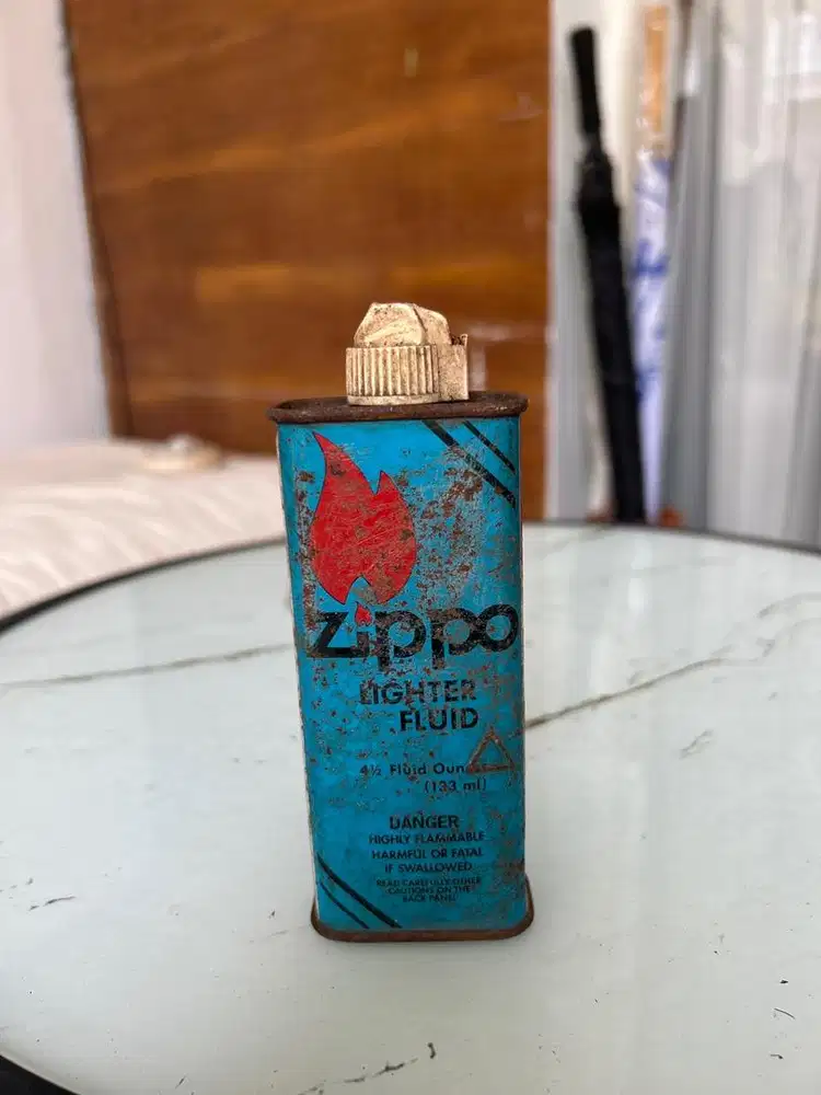 Kaleng fluid Zippo vintage 90