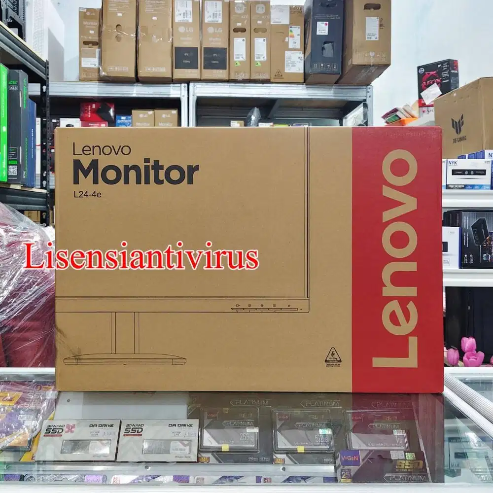 Monitor Lenovo L24 L24-4e 24 IPS FHD 100hz HDMI VGA GARANSI RESMI