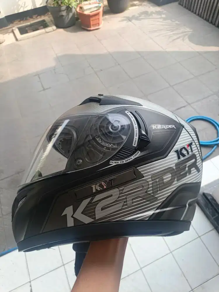 KYT K2 RIDER GUN METAL BLACK