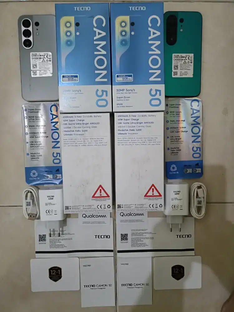 Tecno camon 50 seperti baru