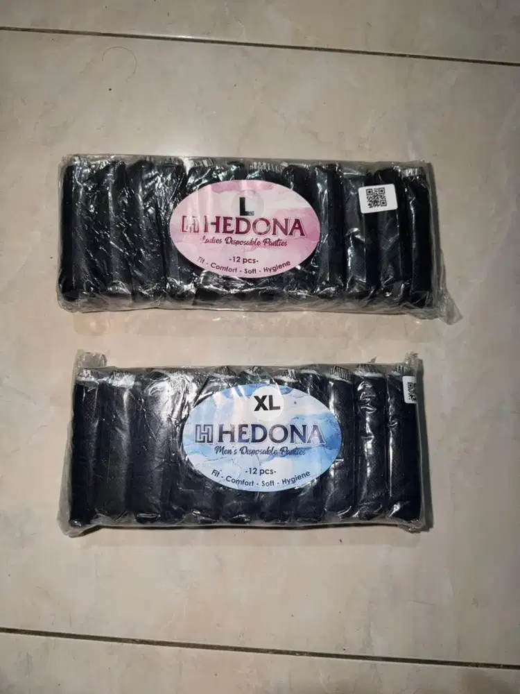 JUAL RUGI CELANA DALAM SEKALI PAKAI HEDONA - WANITA & PRIA