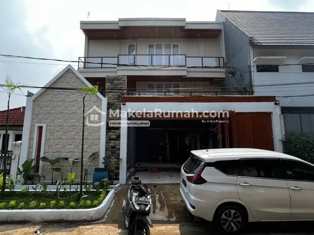 DIJUAL CEPAT RUMAH MURAH 3 LANTAI DI CINERE DALAM CLUSTER DEKAT AKSES TOL