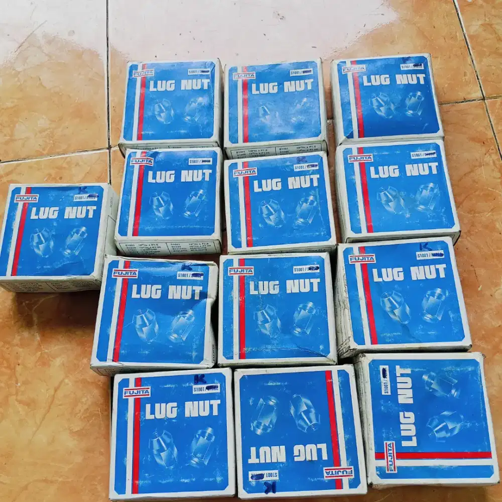Lug Nut Fujita Made in japan mur roda mobil dus 1 16 pcs ada 10 dus