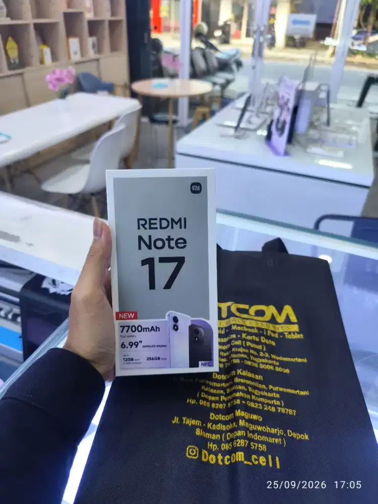Redmi note 17 6/256 garansi resmi