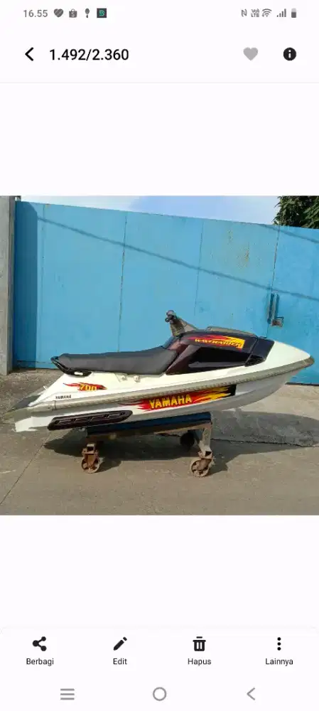 Bodi jetski  nya aja  yamaha
