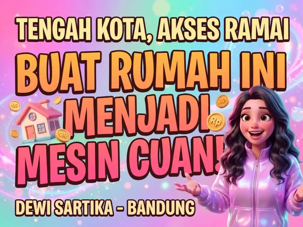 JUAL RUMAH DI DEWI SARTIKA, PUNGKUR, REGOL, BANDUNG KOTA.