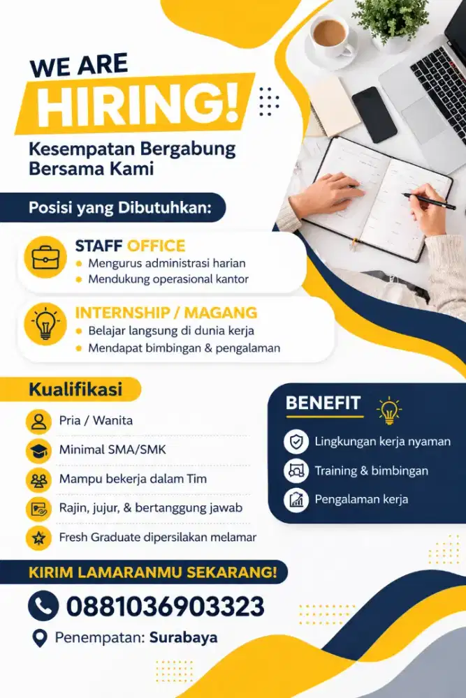 OPEN LOKER SBY PUSAT