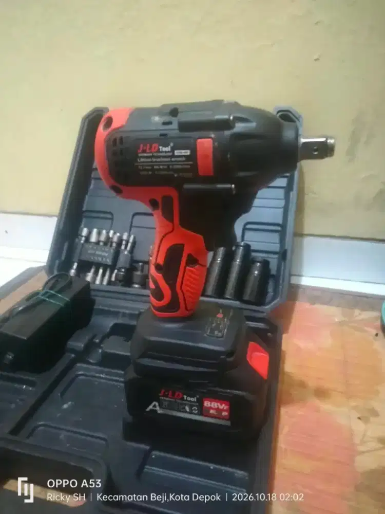 JLD Cordless Impact 13mm 88VF Brushless/Cordlees 350 N.M