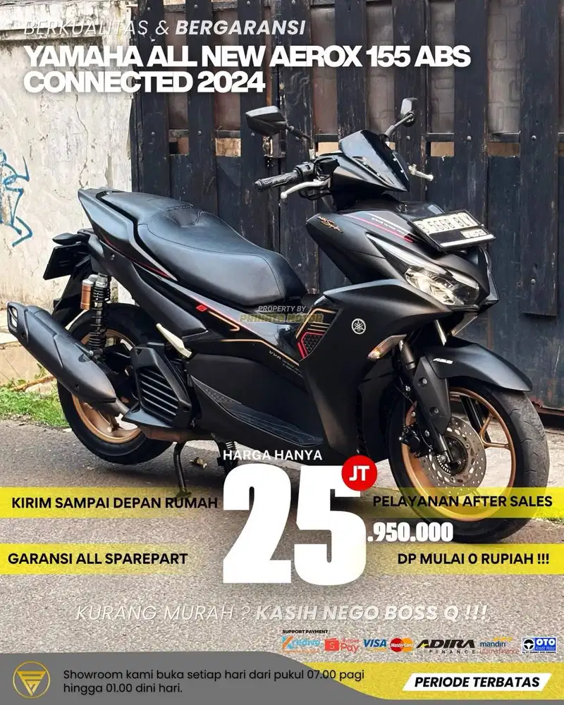 YAMAHA ALL NEW AEROX ABS CONNECTED 2024