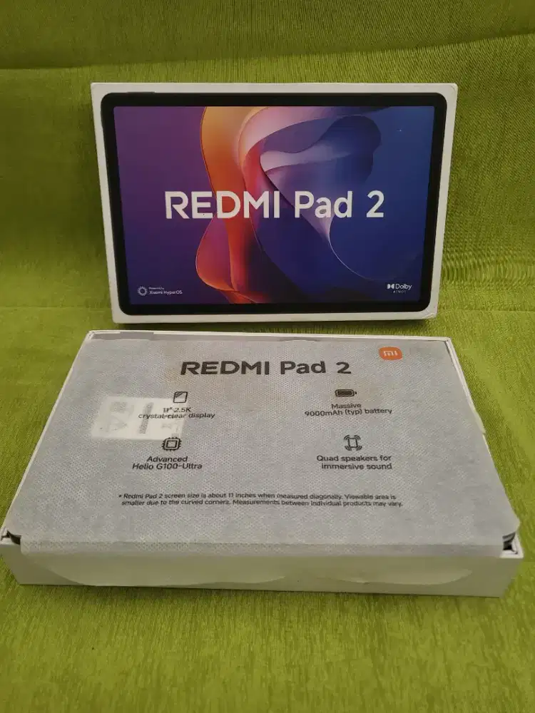 Redmi PAD 2 Grey Ram 4/128GB LENGKAP