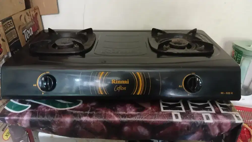 KOMPOR RINAI 2 TUNGKU RI-522C & 1 TUNGKU RI-5I 11A