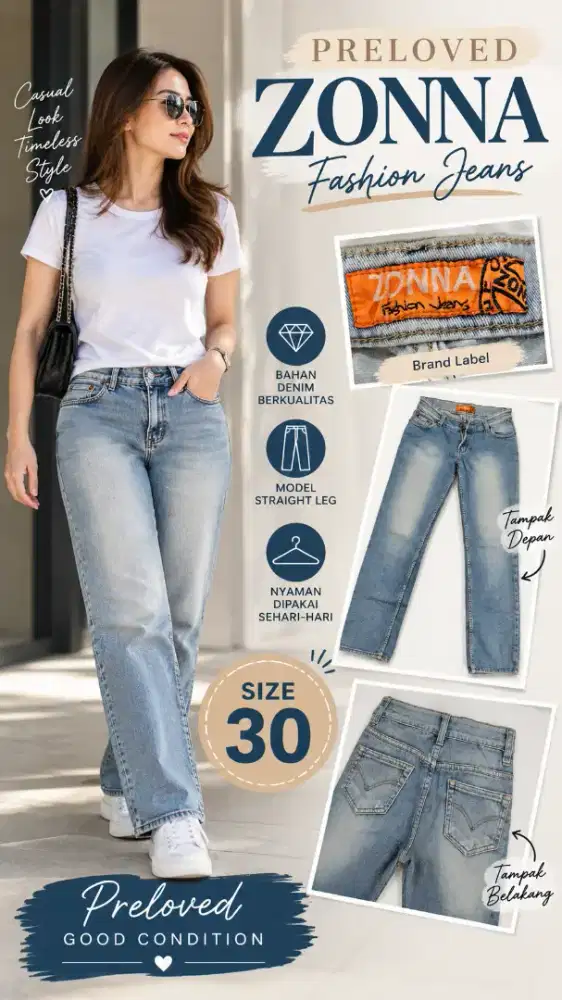Preloved celana jeans Zonna