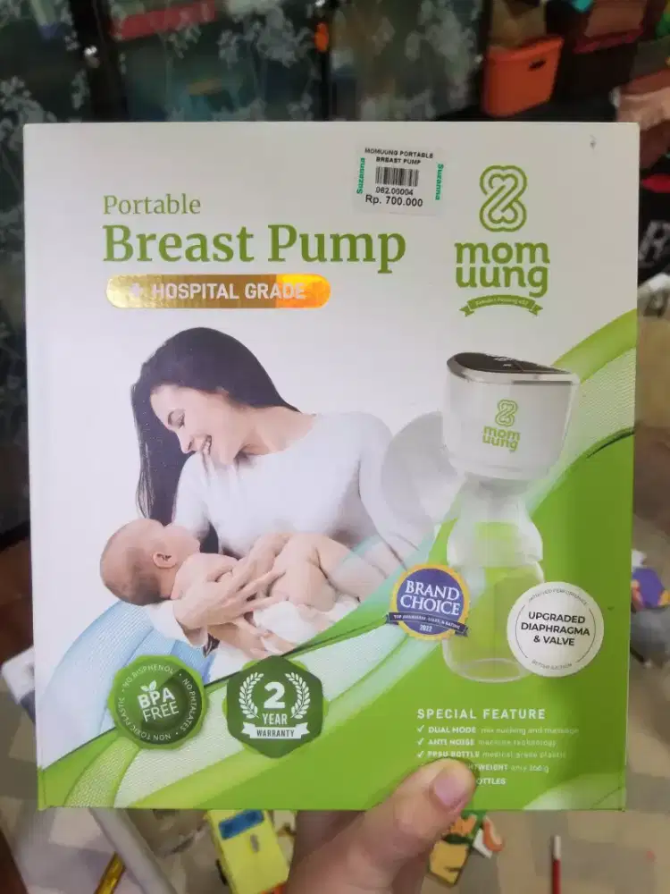 Pompa asi portable mom uung