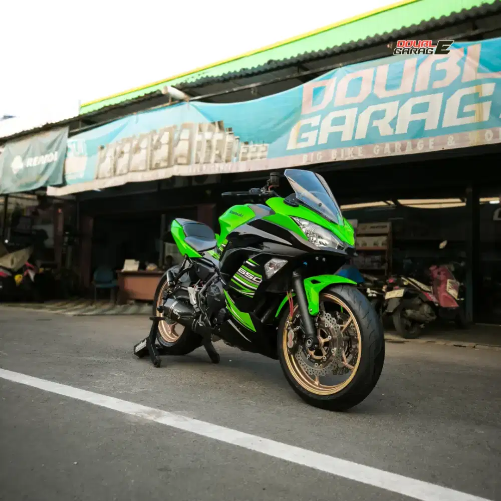 Kawasaki Ninja 650 er6 er650 Fairing Supersport 2017 Hijau Fullspek FP
