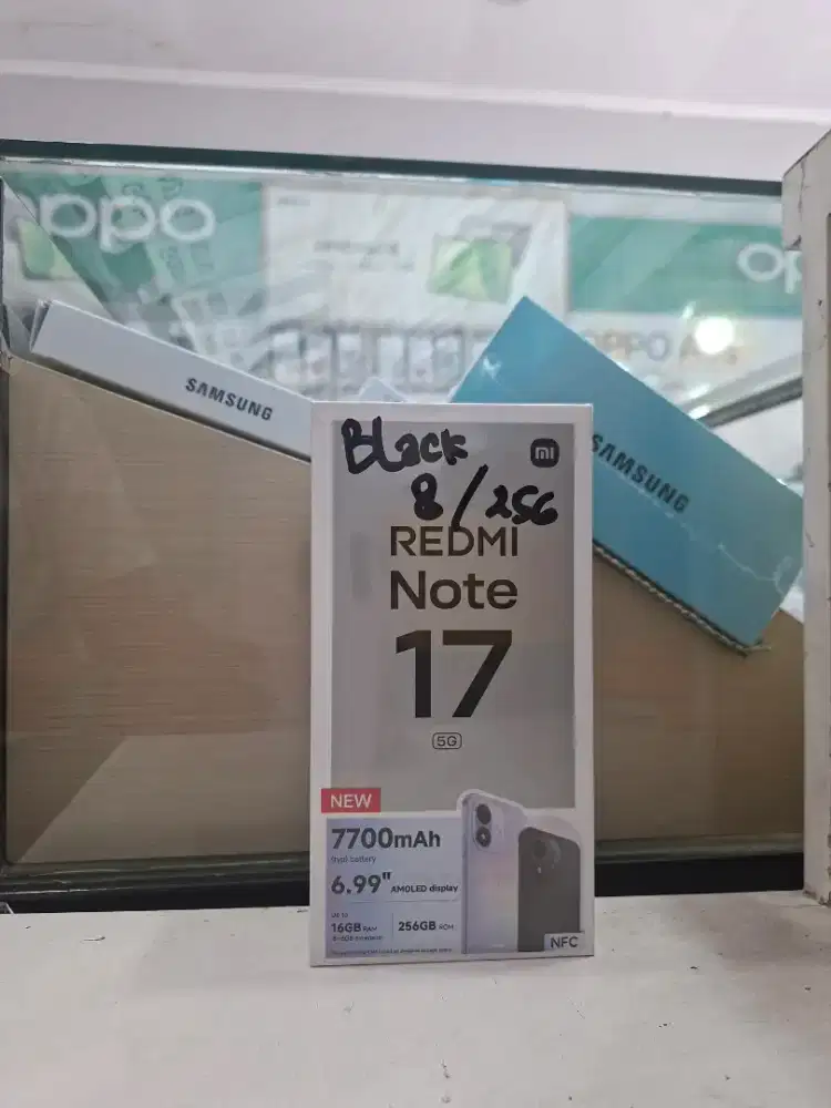 REDMI NOTE 17 5G 8/256 NEW MURAH GARANSI RESMI