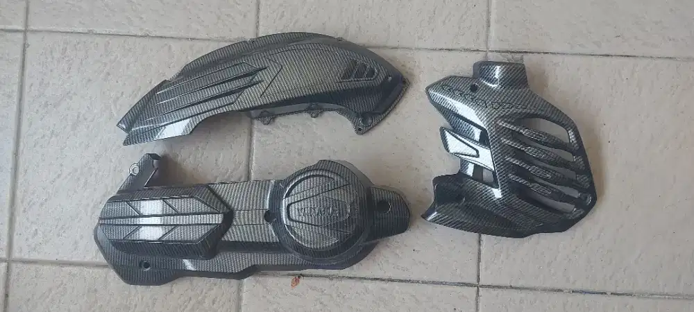 Cover karbon Cvt, Hawa, Radiator yamaha lexy 155
